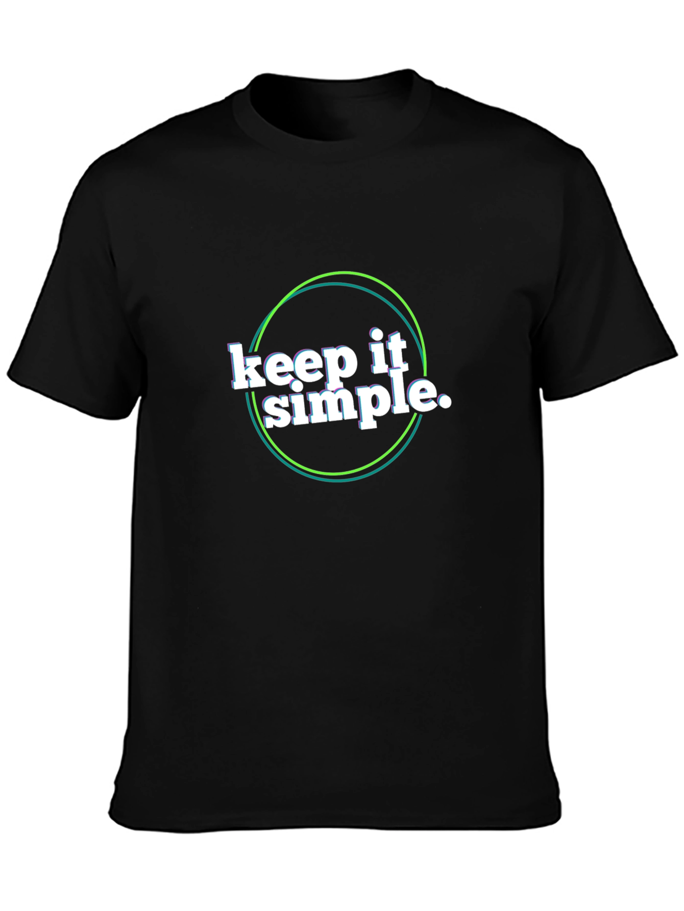 Keep It Simple Black Tee