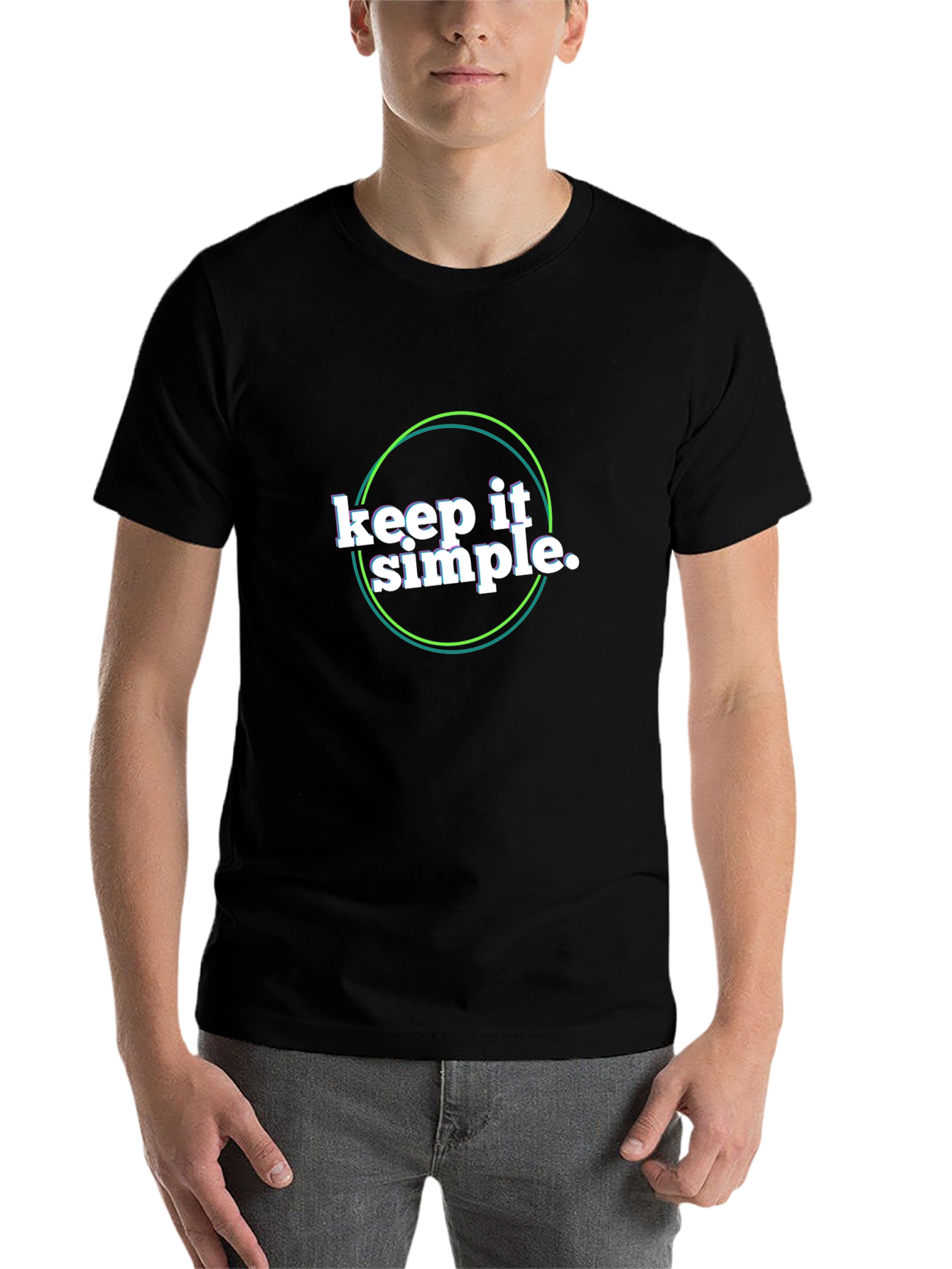 Keep It Simple Black Tee