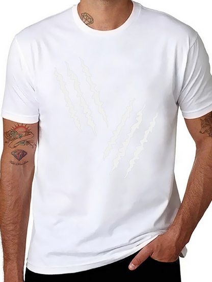 Claw Mark Graphic Tee - Mens Black T-Shirt