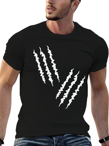 Claw Mark Graphic Tee - Mens Black T-Shirt