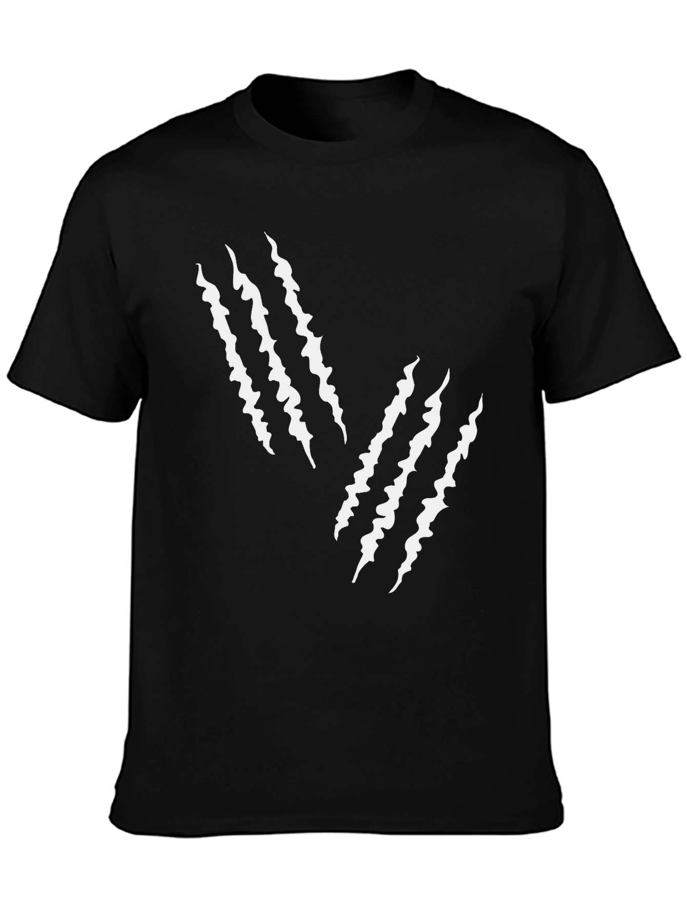 Claw Mark Graphic Tee - Mens Black T-Shirt