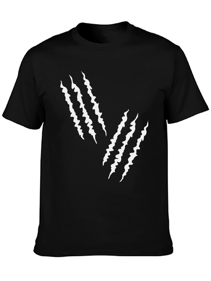 Claw Mark Graphic Tee - Mens Black T-Shirt