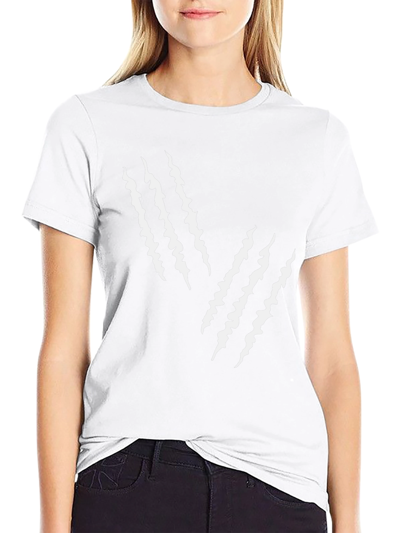 Claw Mark Graphic Tee - Mens Black T-Shirt
