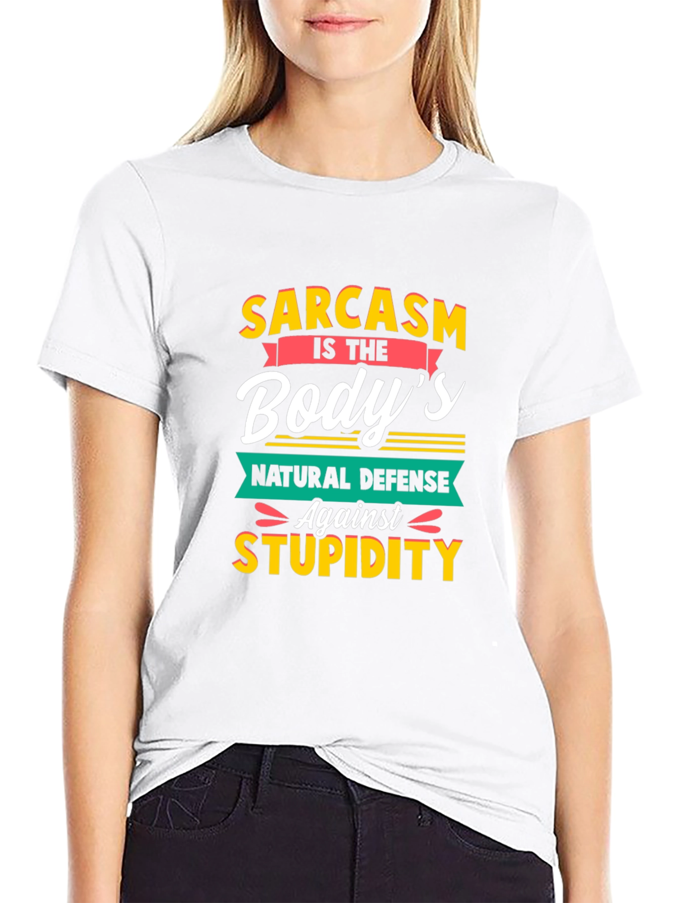 Sarcasm T-Shirt: Bodys Natural Defense