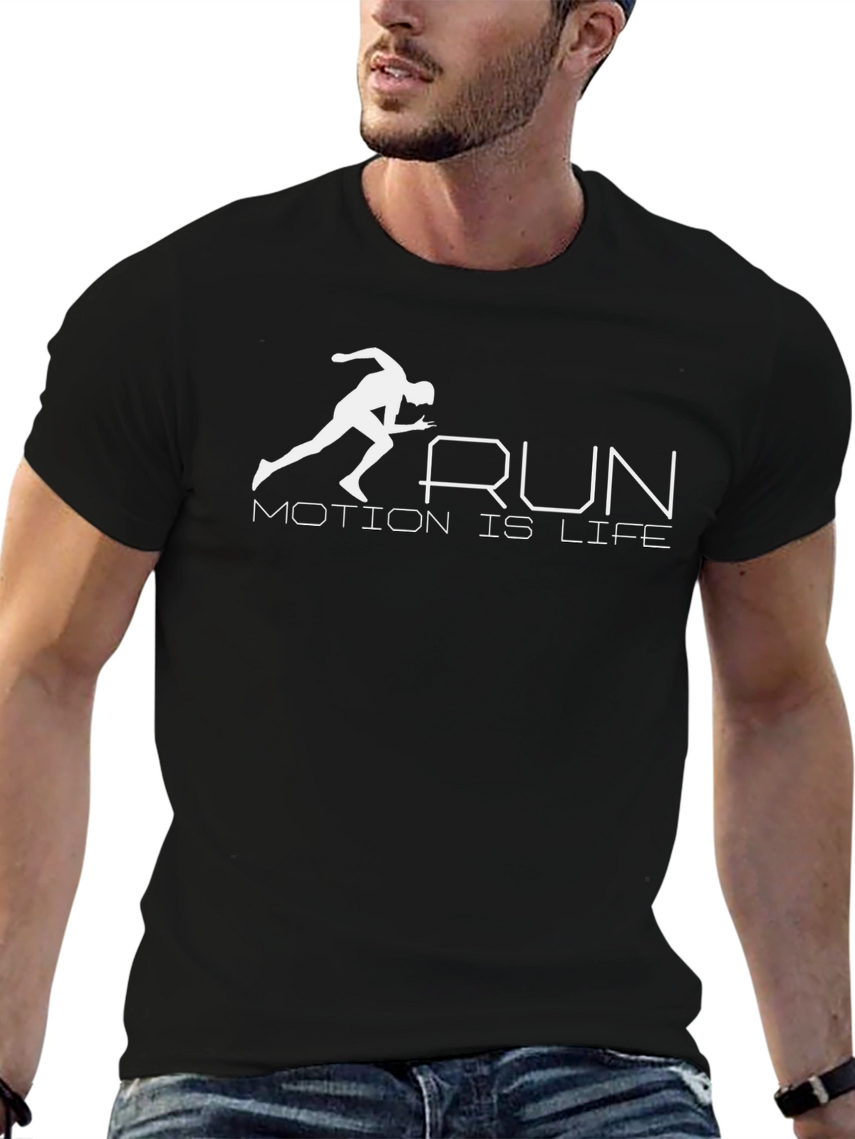 Motion is Life Black T-Shirt