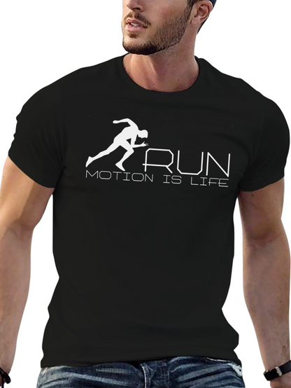 Motion is Life Black T-Shirt