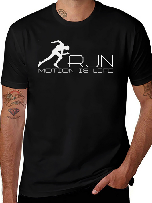 Motion is Life Black T-Shirt