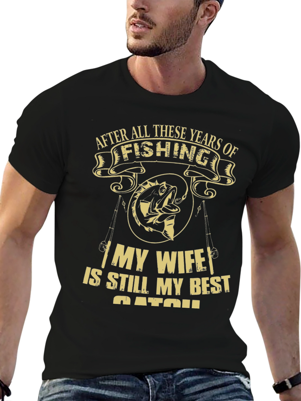 Fishing T-Shirt: Best Catch Wife Tee