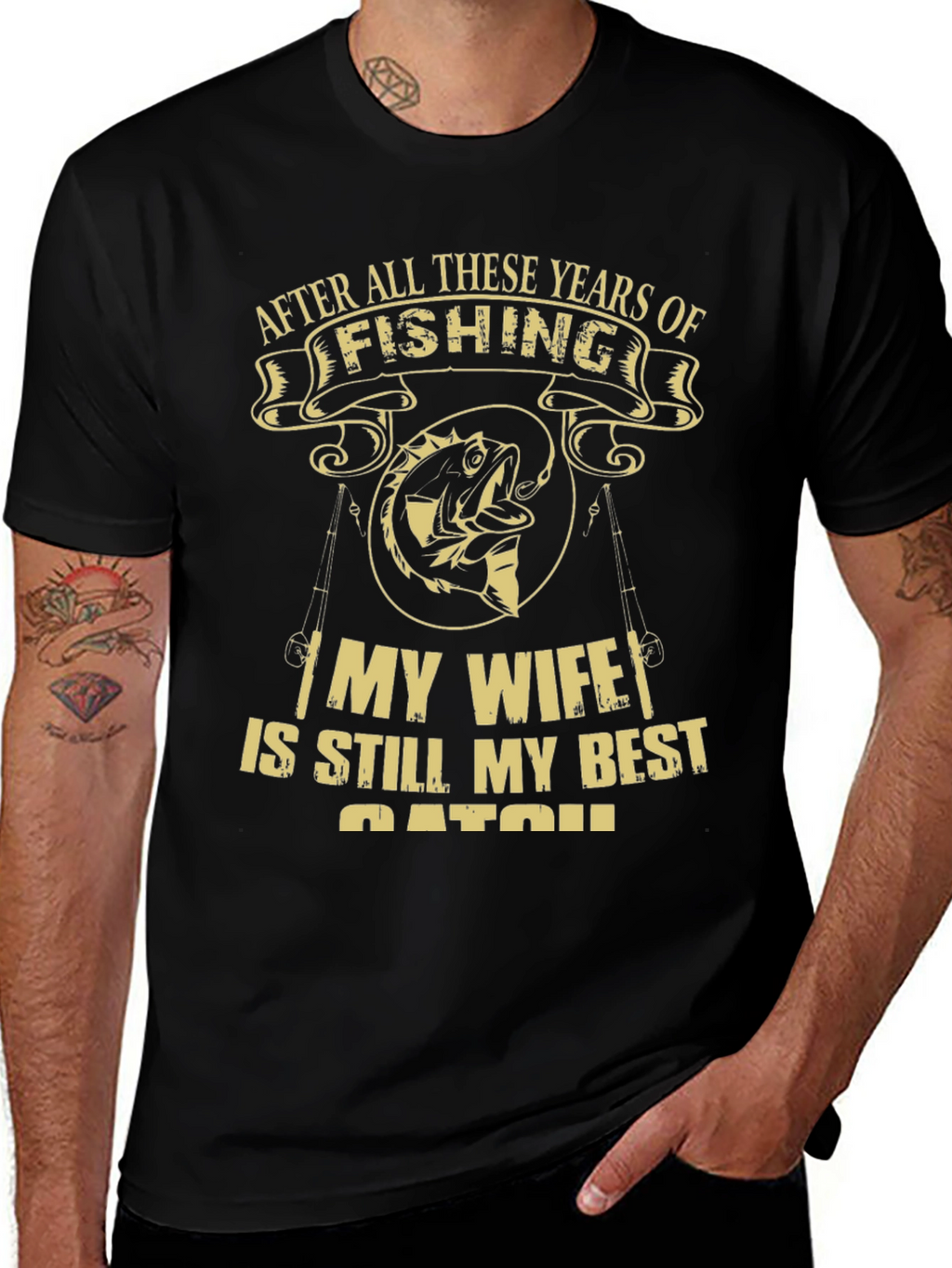 Fishing T-Shirt: Best Catch Wife Tee