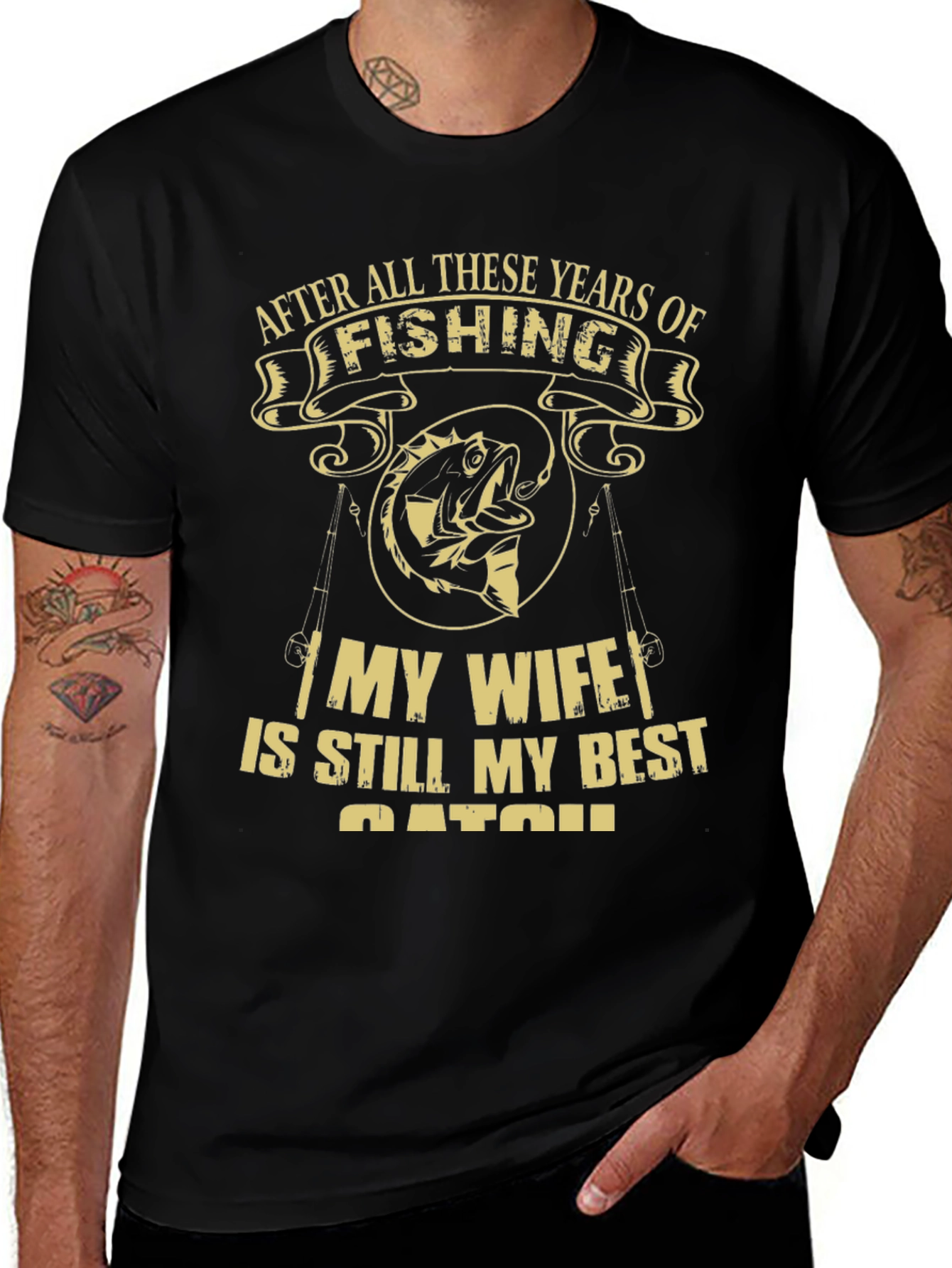 Fishing T-Shirt: Best Catch Wife Tee
