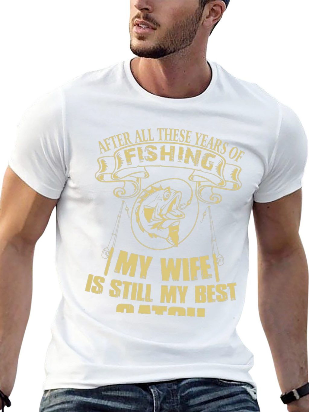 Fishing T-Shirt: Best Catch Wife Tee