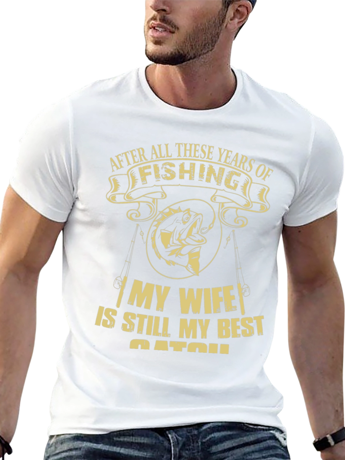 Fishing T-Shirt: Best Catch Wife Tee