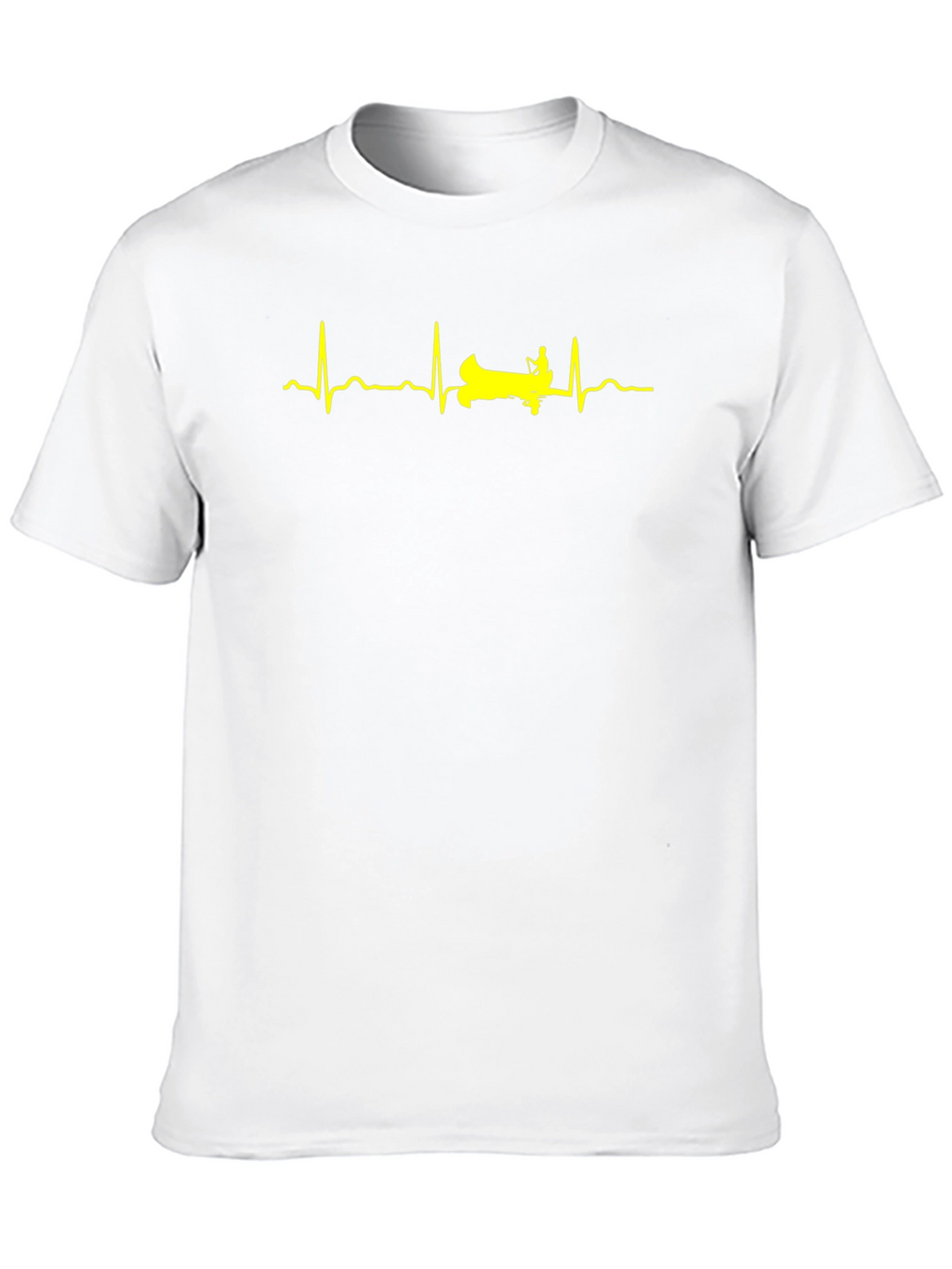 Kayak Heartbeat Graphic Tee - Black