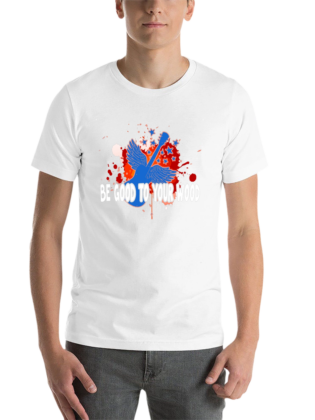 Be Good To Your Wood Guitar T-Shirt