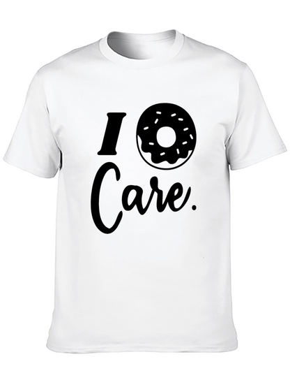 I Donut Care Black Graphic Tee