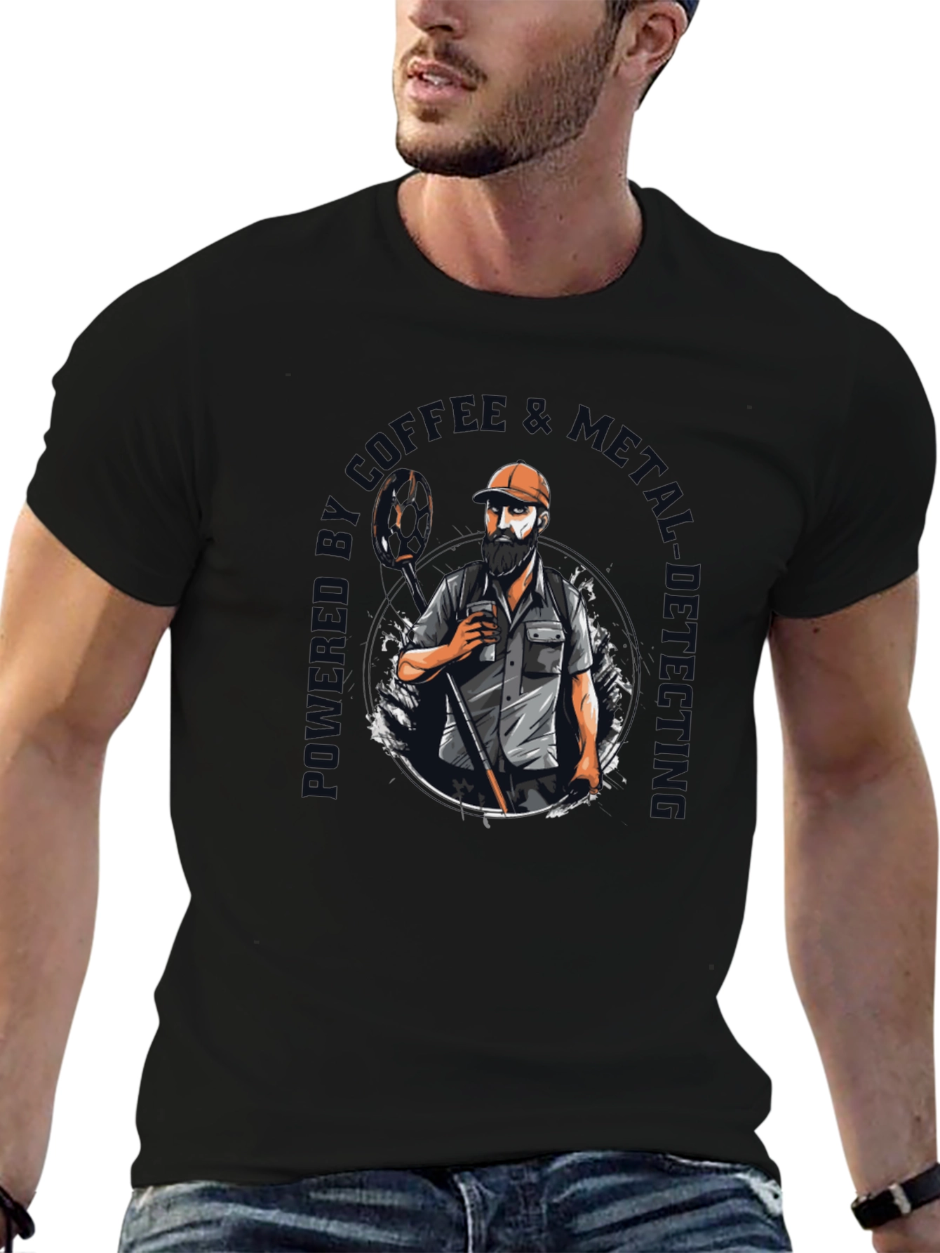 Coffee & Metal Detecting T-Shirt