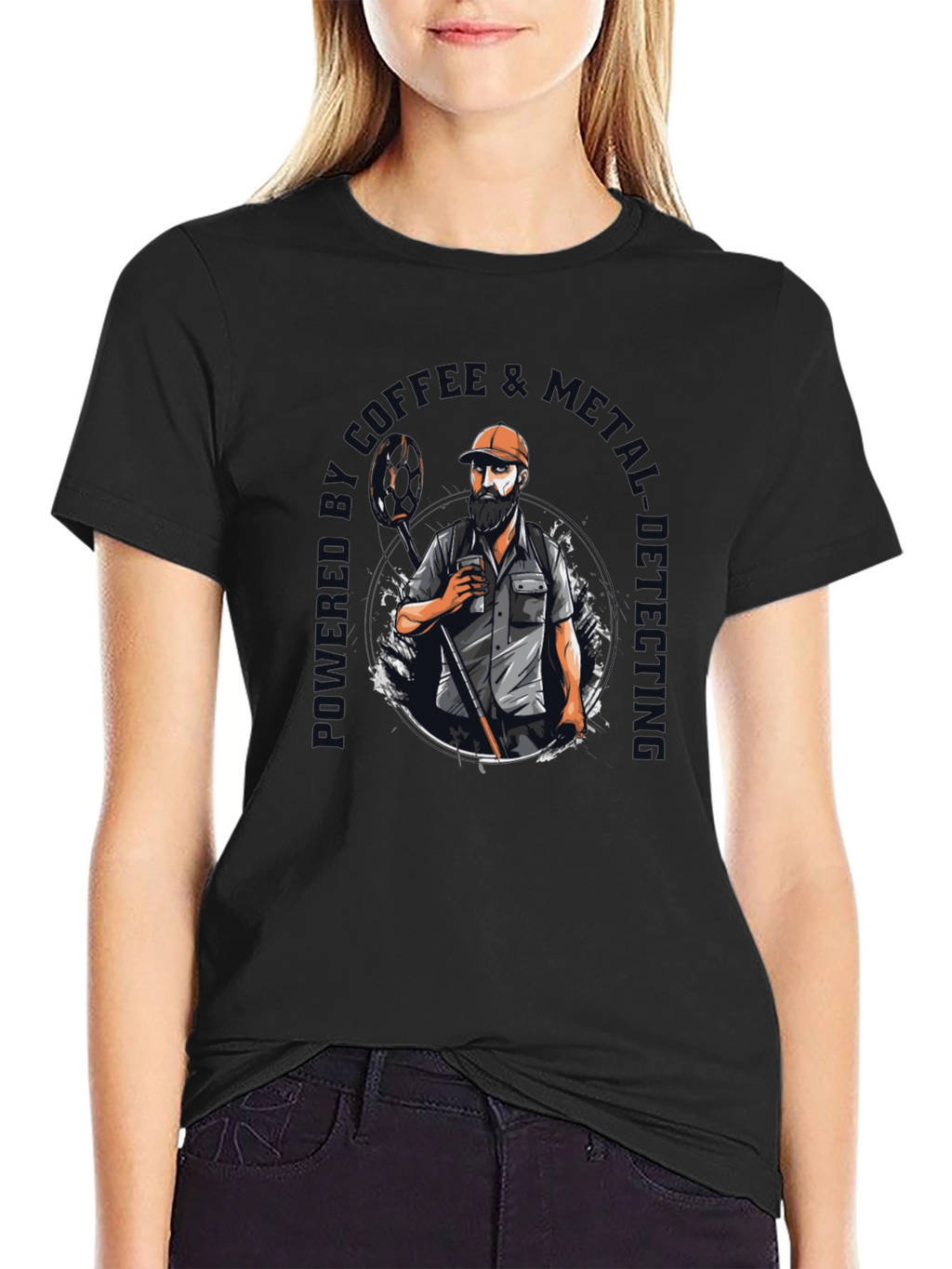 Coffee & Metal Detecting T-Shirt