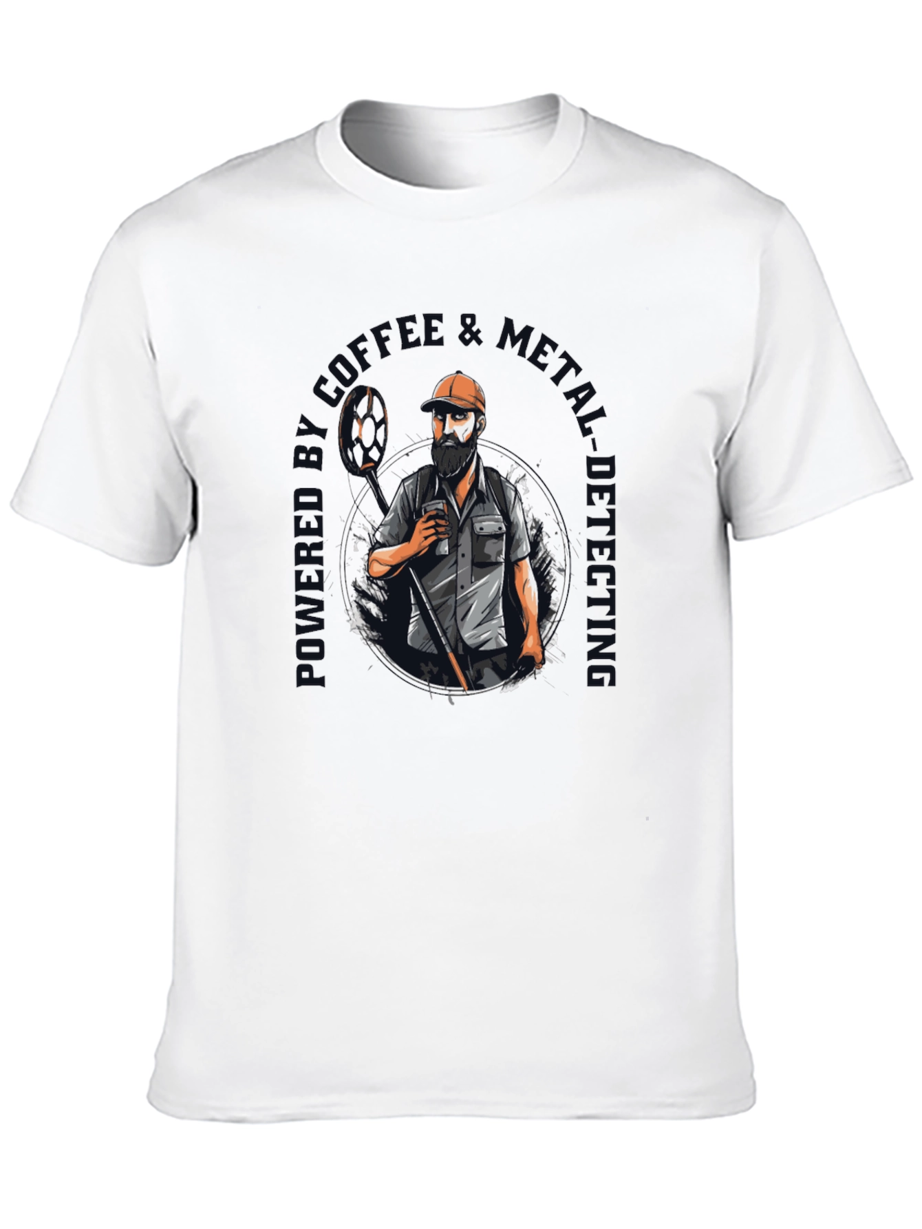 Coffee & Metal Detecting T-Shirt