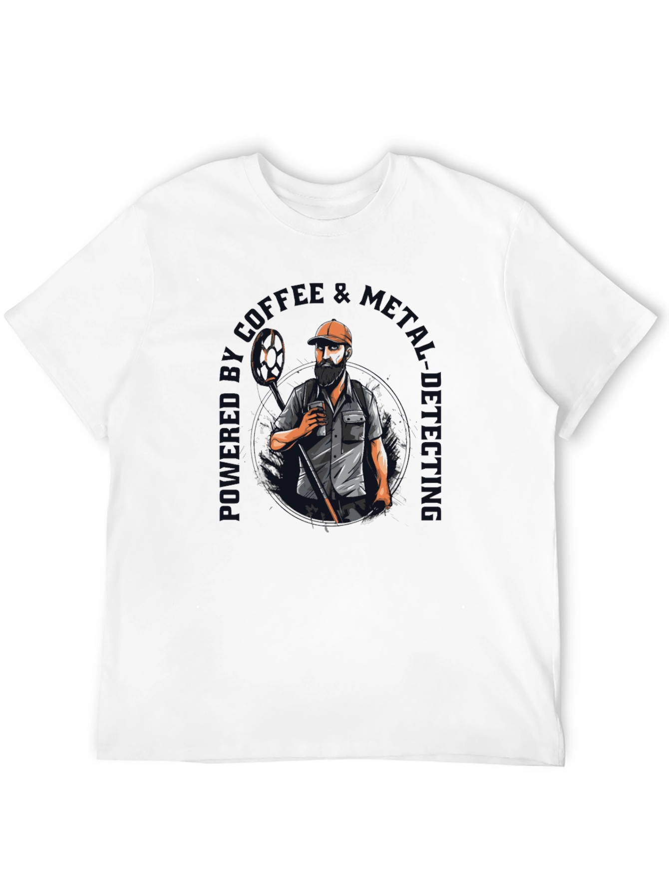 Coffee & Metal Detecting T-Shirt