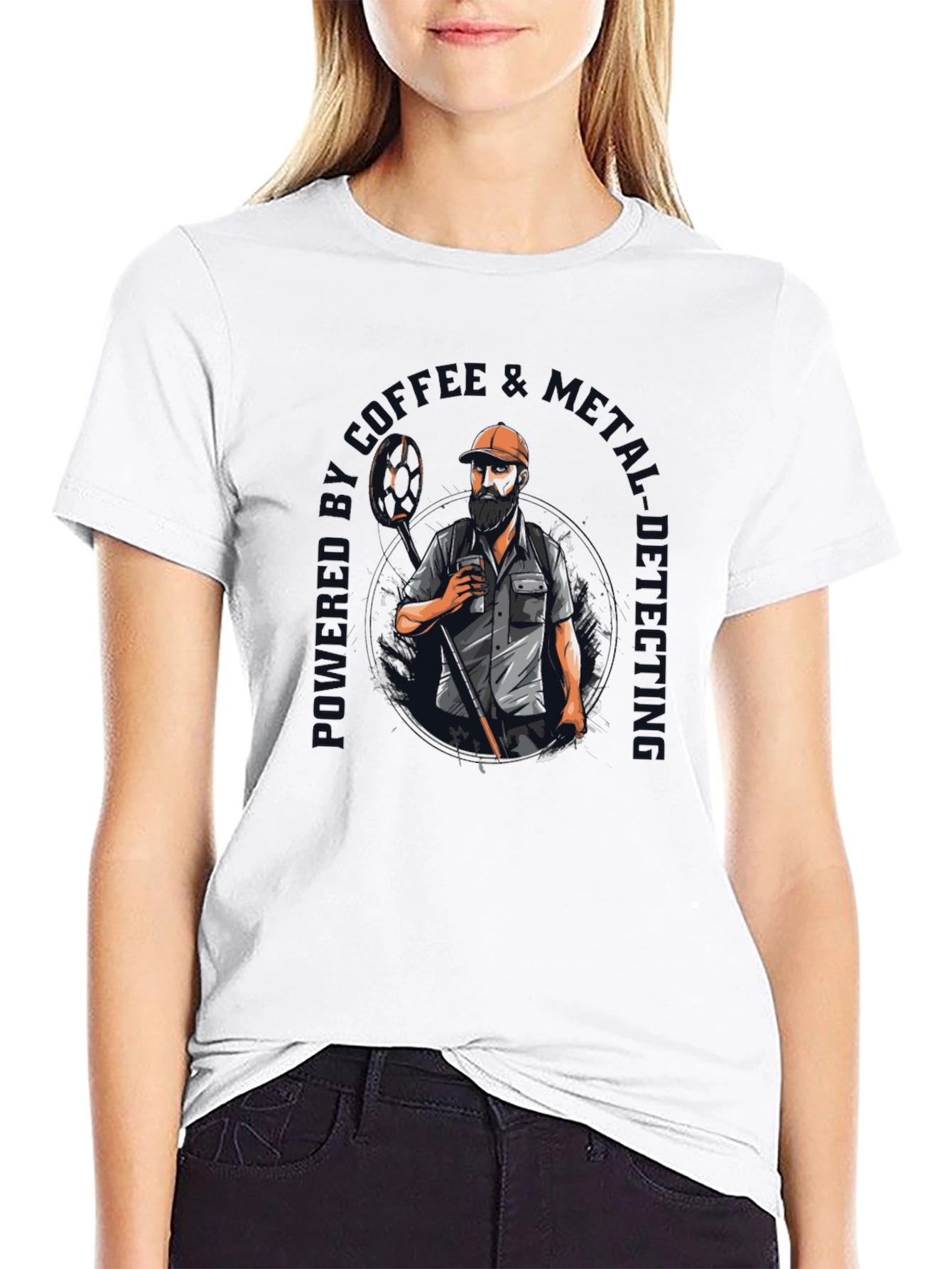 Coffee & Metal Detecting T-Shirt