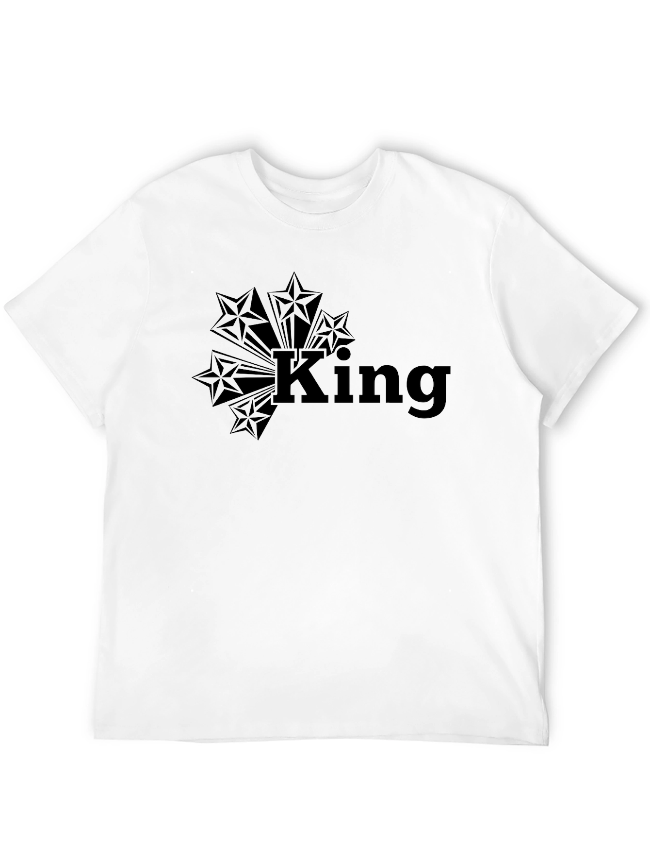 King Starburst Graphic Tee - Classic Comfort