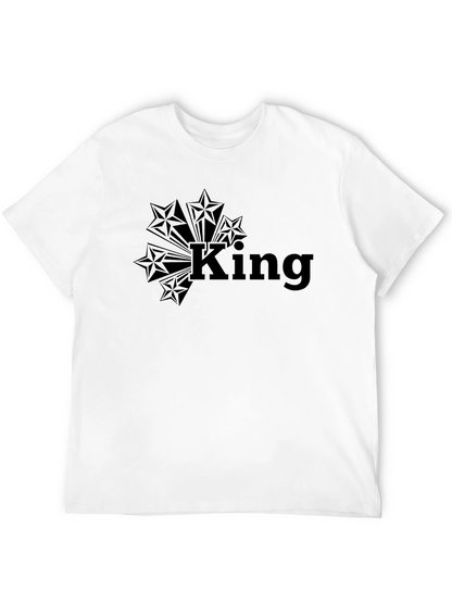 King Starburst Graphic Tee - Classic Comfort