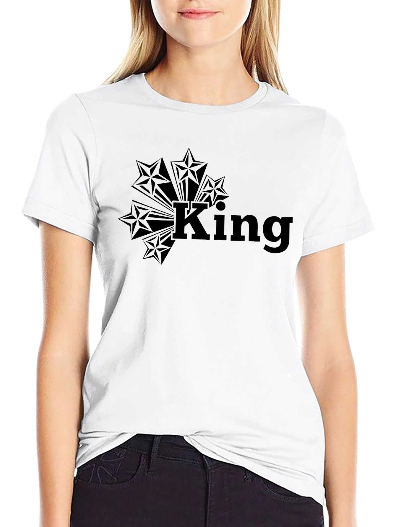King Starburst Graphic Tee - Classic Comfort