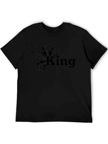 King Starburst Graphic Tee - Classic Comfort
