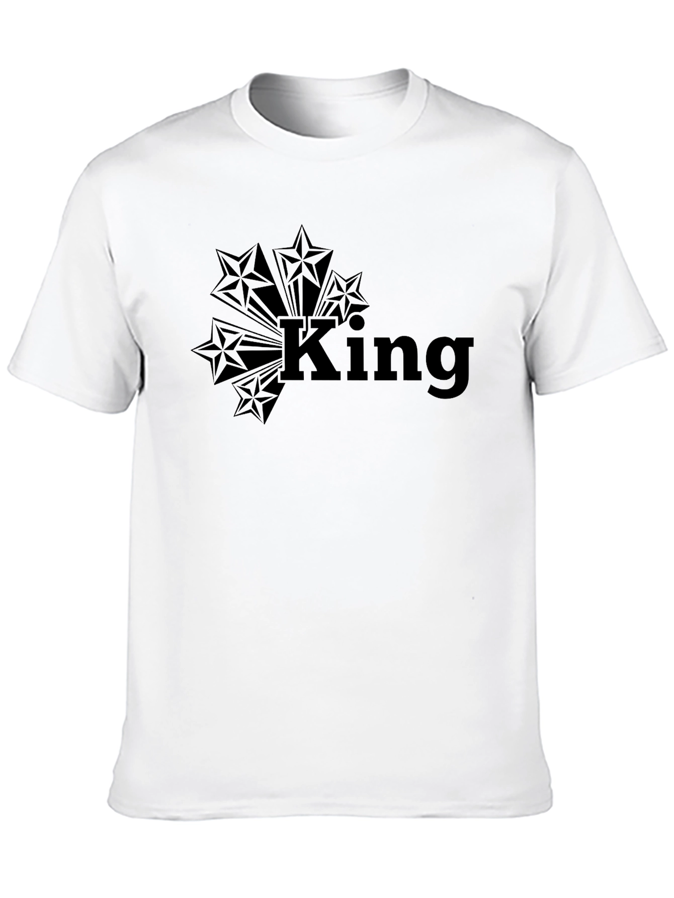 King Starburst Graphic Tee - Classic Comfort