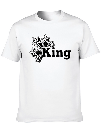 King Starburst Graphic Tee - Classic Comfort
