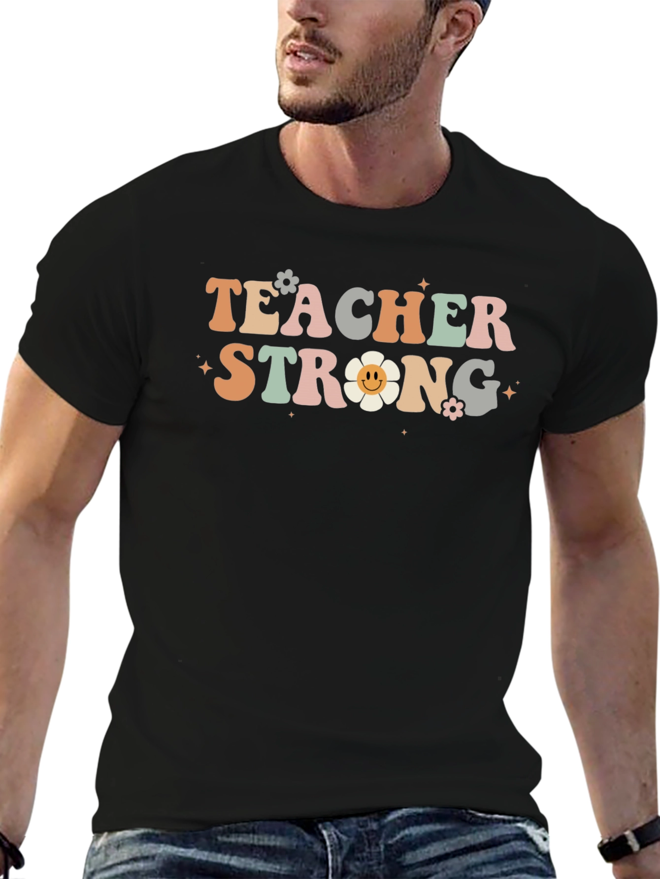 Teacher Strong Graphic T-Shirt