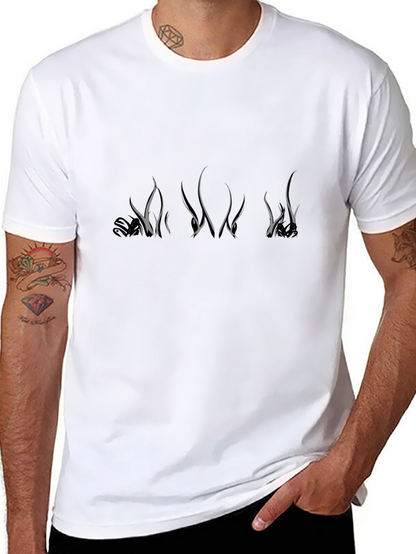 Graphic Tee - Abstract Grass Design