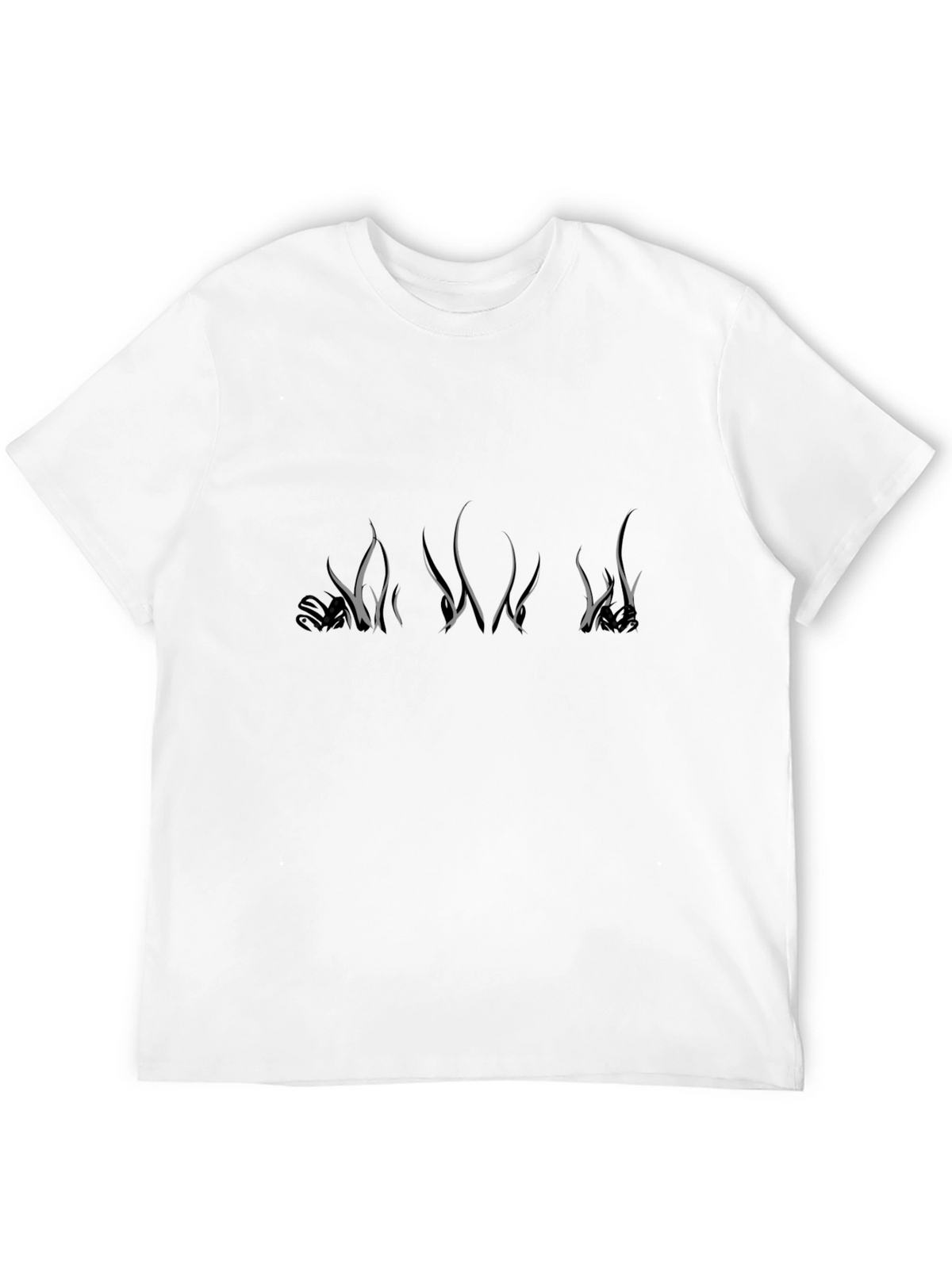 Graphic Tee - Abstract Grass Design