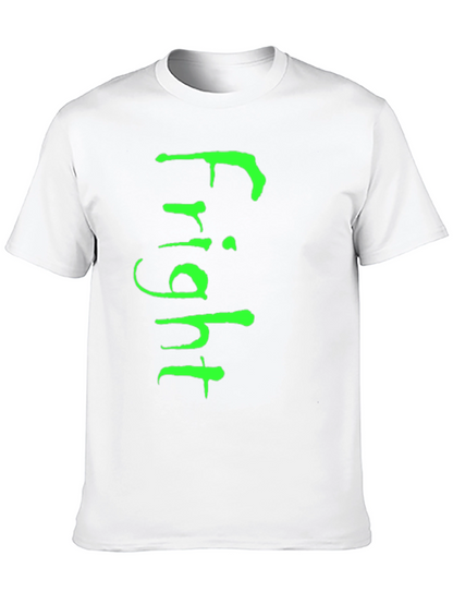 Fright T-Shirt - Green Graphic on Black Tee
