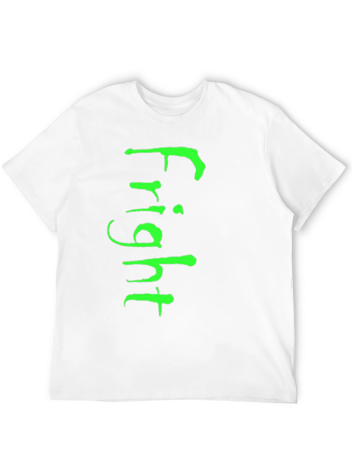 Fright T-Shirt - Green Graphic on Black Tee