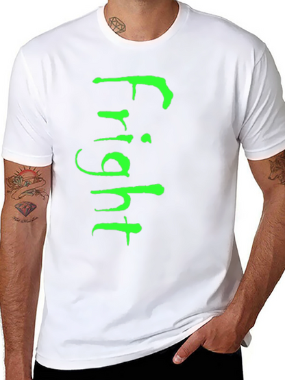 Fright T-Shirt - Green Graphic on Black Tee