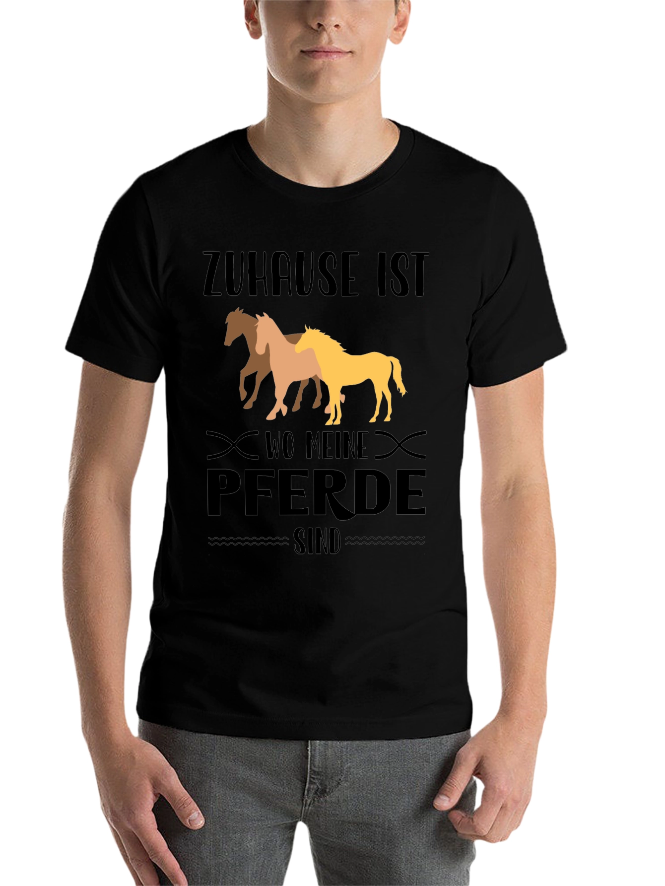 Horse Lover T-Shirt - Home is Where My Horses Are