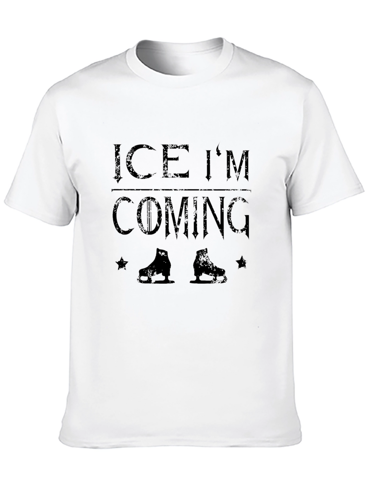 Ice Im Coming Skates Graphic T-Shirt