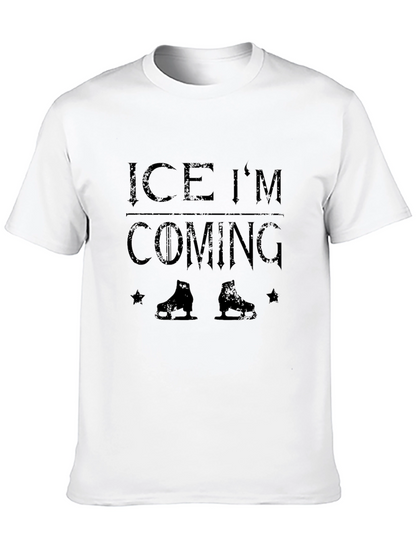 Ice Im Coming Skates Graphic T-Shirt