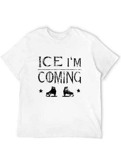 Ice Im Coming Skates Graphic T-Shirt