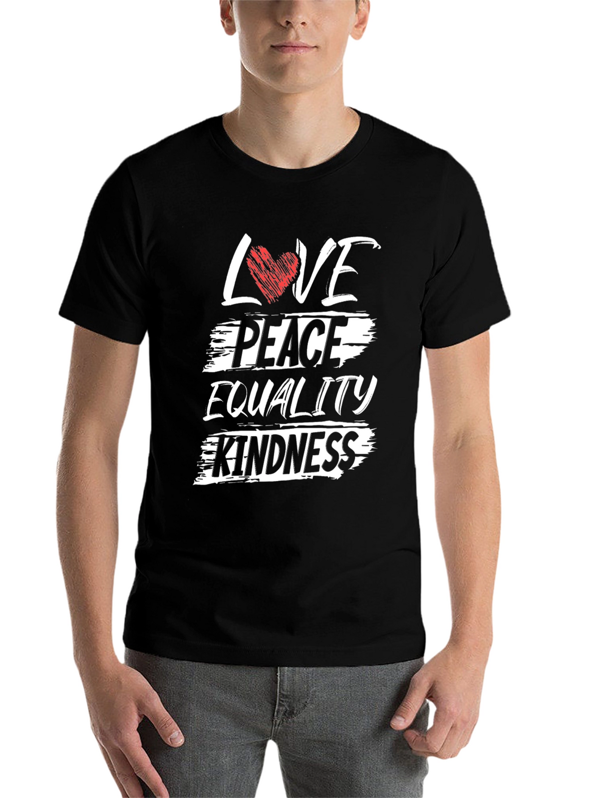 Love Peace Equality Kindness Graphic T-Shirt