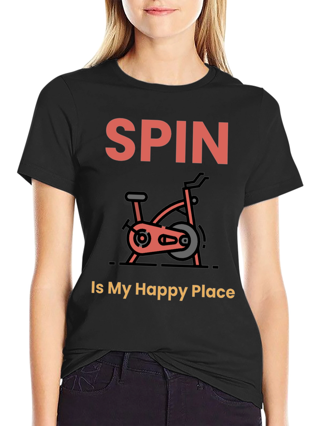 Spin is My Happy Place T-Shirt