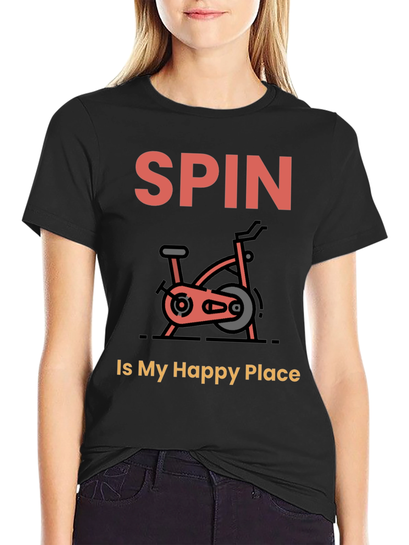 Spin is My Happy Place T-Shirt