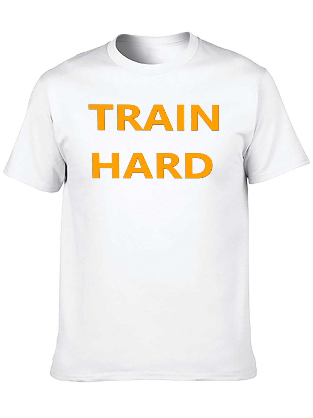 Train Hard Black T-Shirt - Motivational Fitness Apparel