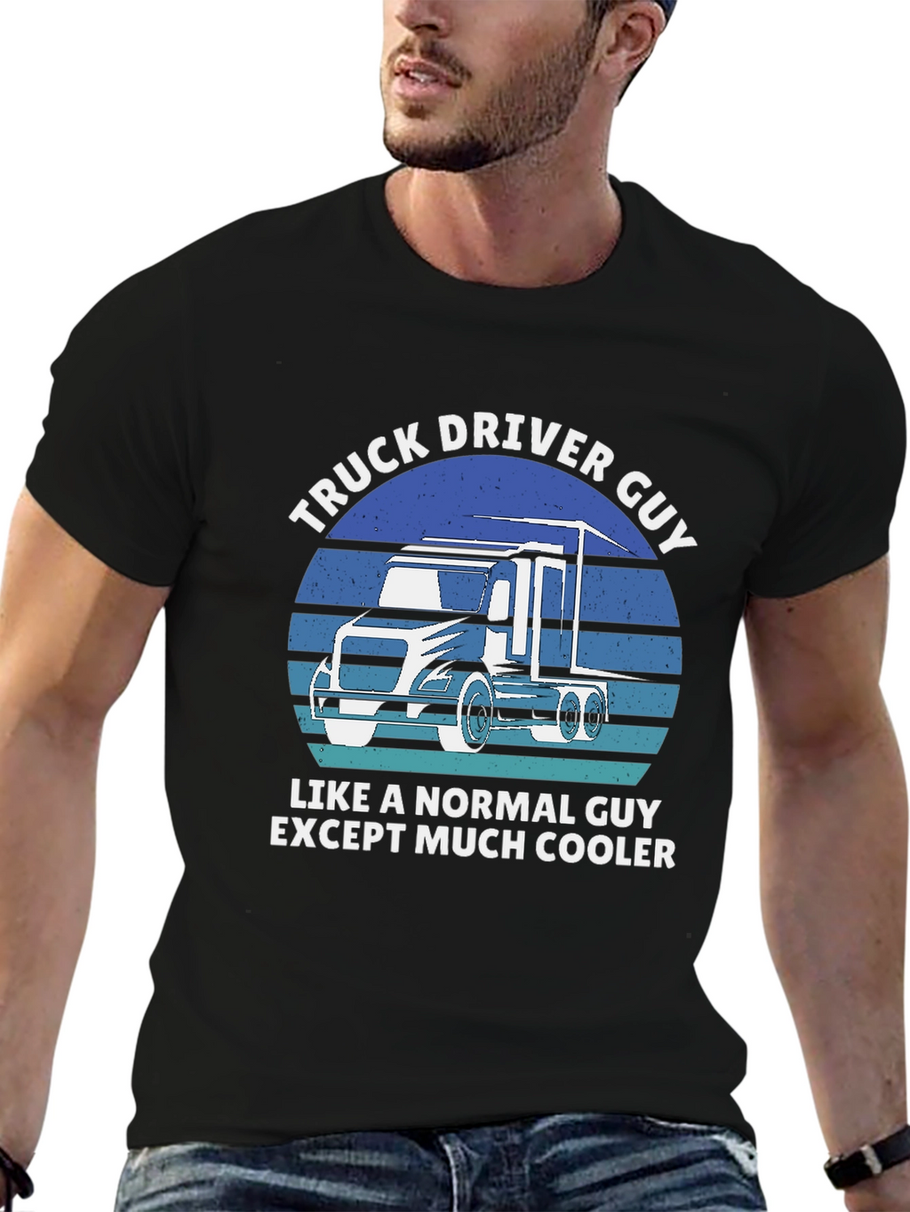 Truck Driver Guy T-Shirt
