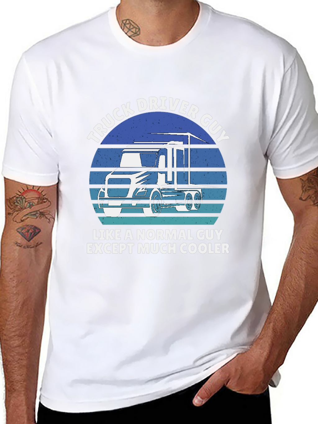 Truck Driver Guy T-Shirt