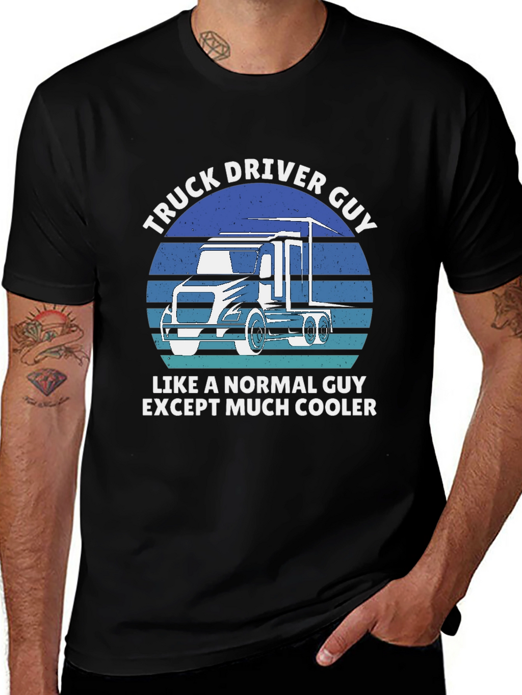 Truck Driver Guy T-Shirt