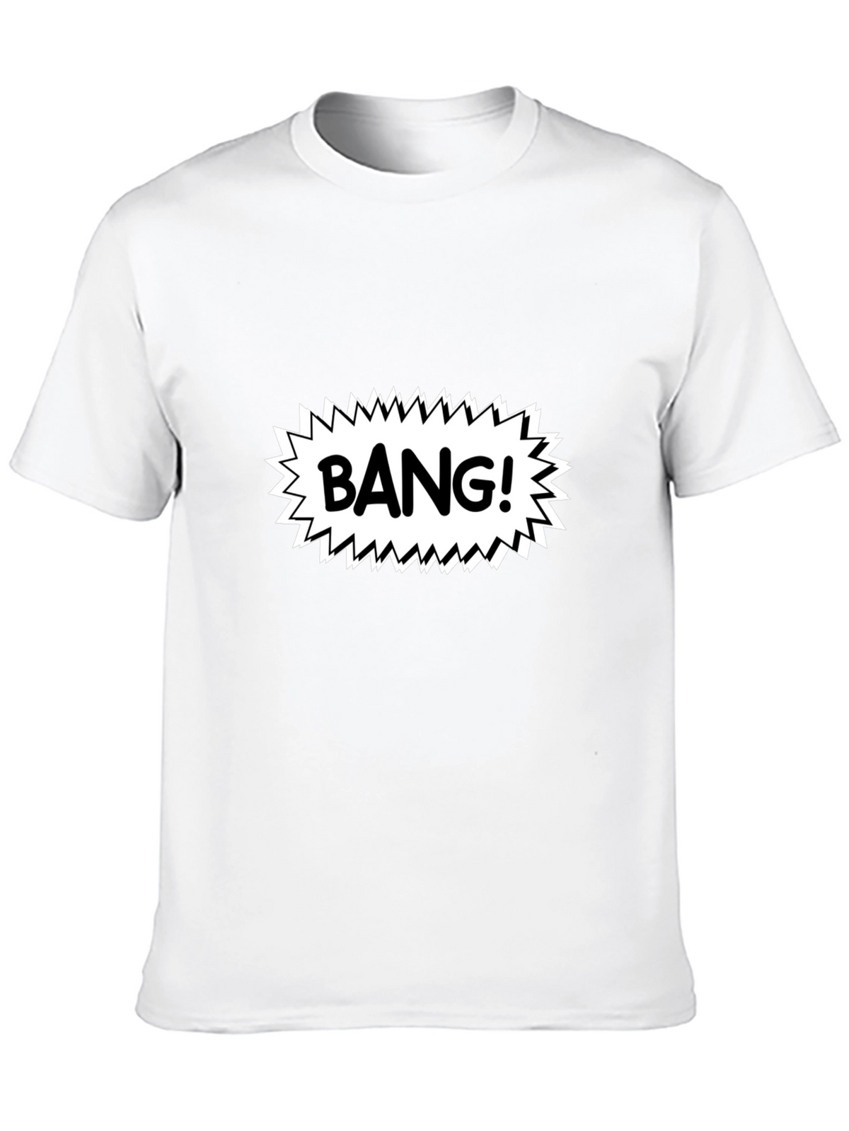 BANG! Graphic Print Black T-Shirt