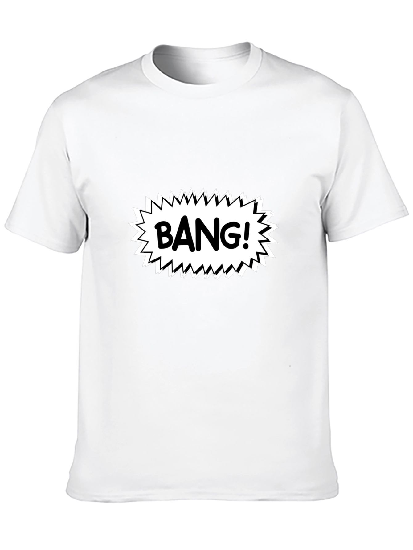 BANG! Graphic Print Black T-Shirt