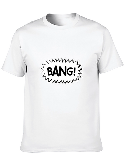 BANG! Graphic Print Black T-Shirt